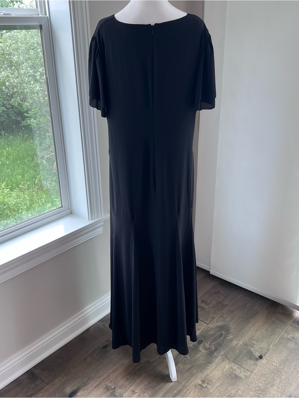 Chico’s NWT maxi black flowy beautiful dress size 3 - Picture 5 of 10